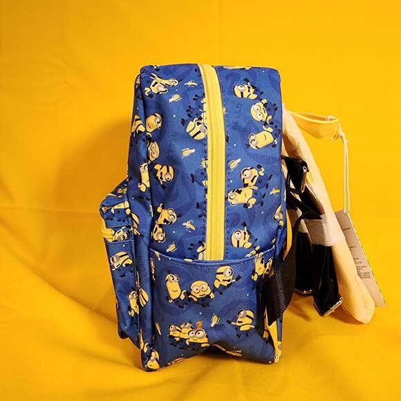 Loungefly Despicable Me Minions All-Over Print Nylon Square Mini Backpack NEW main image 6